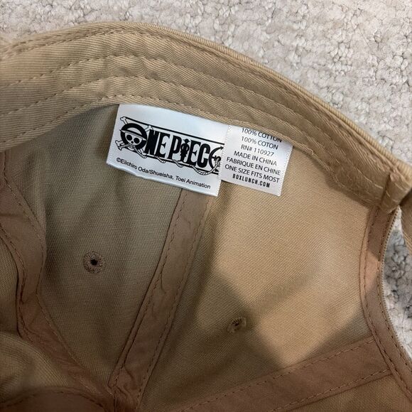 Ultra Rare One Piece Thousand Sunny Dad Hat Beige Adjustable Size Fits All Luffy - Picture 5 of 6